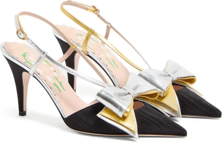 85mm Leather Pumps - Image 2
