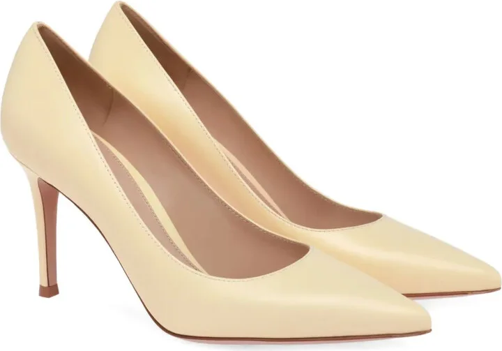 85mm Leather Pumps - Image 2