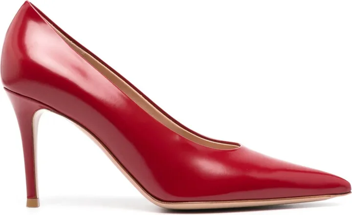 85mm Leather Pumps