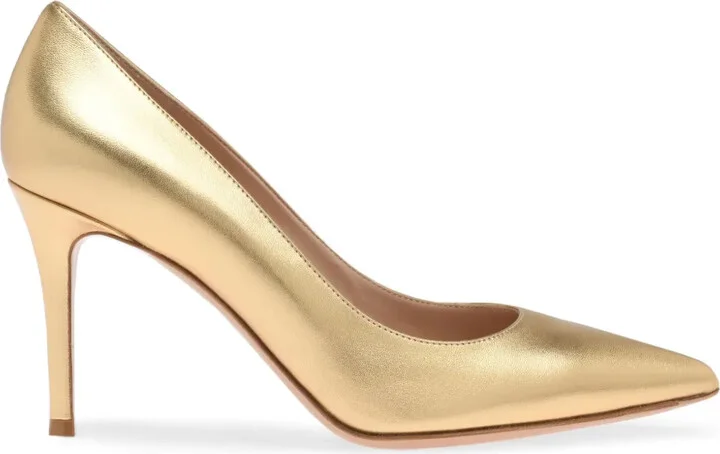 85mm Leather Pumps