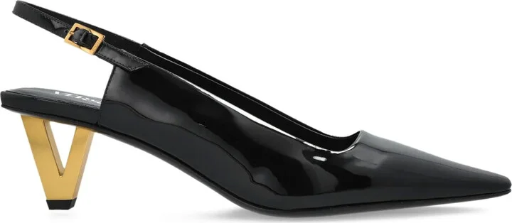 85mm Leather Pumps