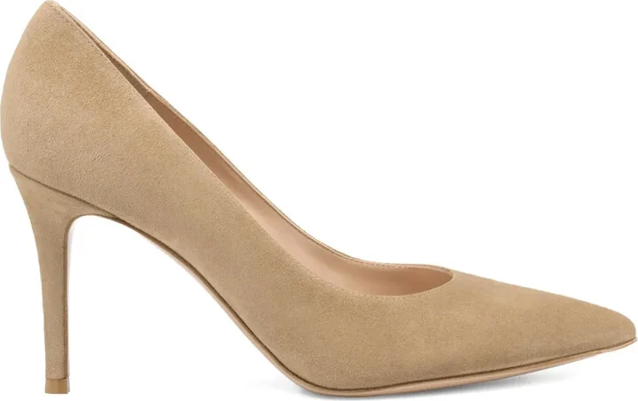 85mm Leather Pumps