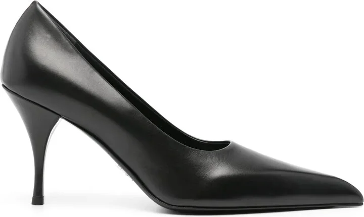 85mm Leather Pumps