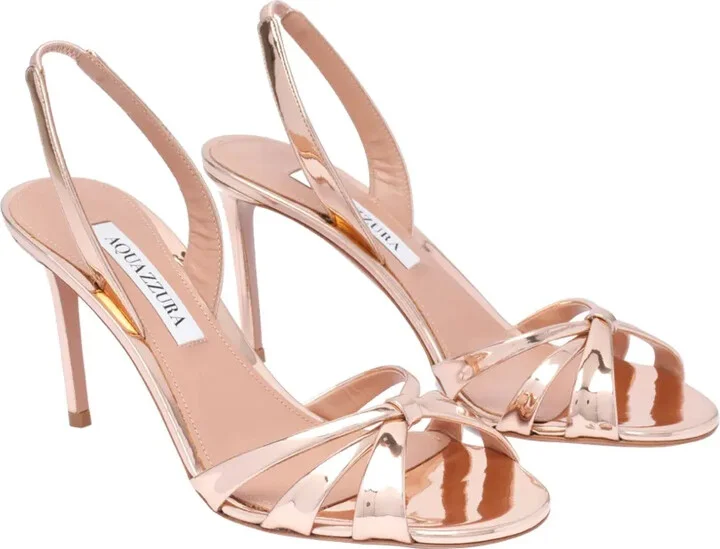 85mm Leather Sandals - Image 2