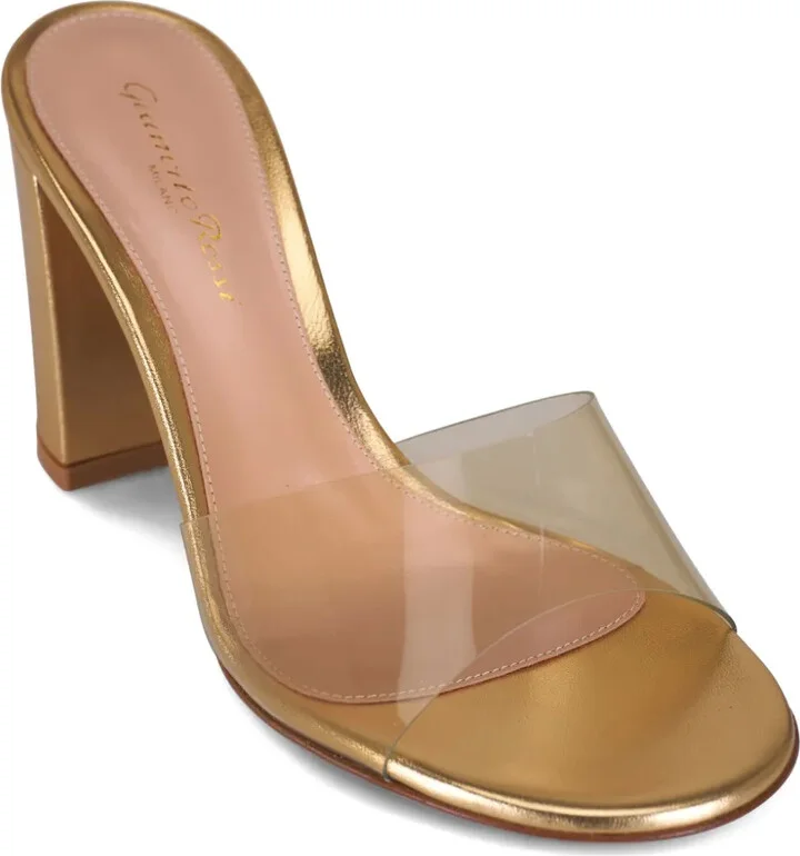 85mm Leather Sandals - Image 2