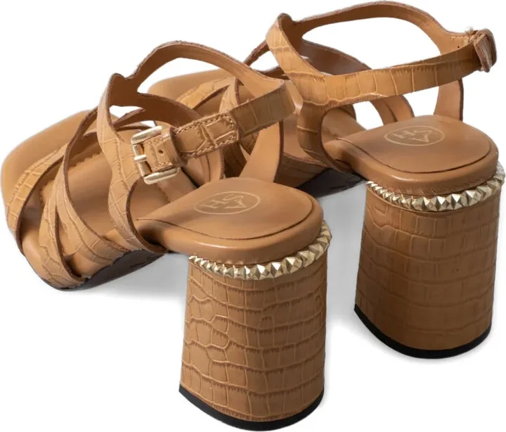 85mm Leather Sandals - Image 3