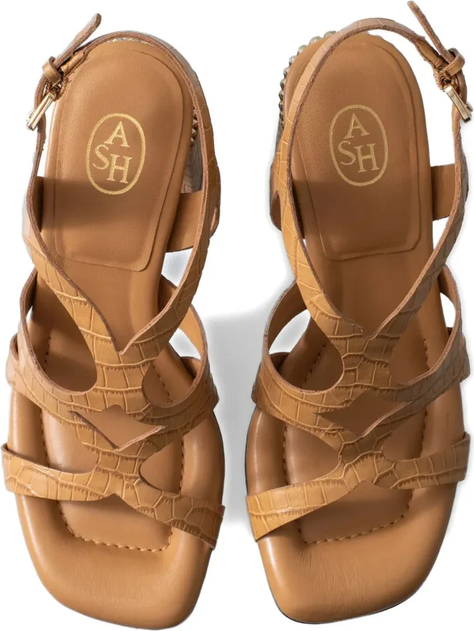 85mm Leather Sandals - Image 5