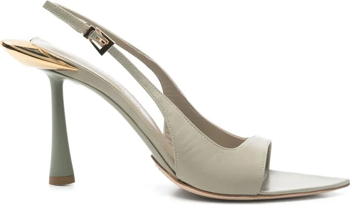 85mm Leather Sandals