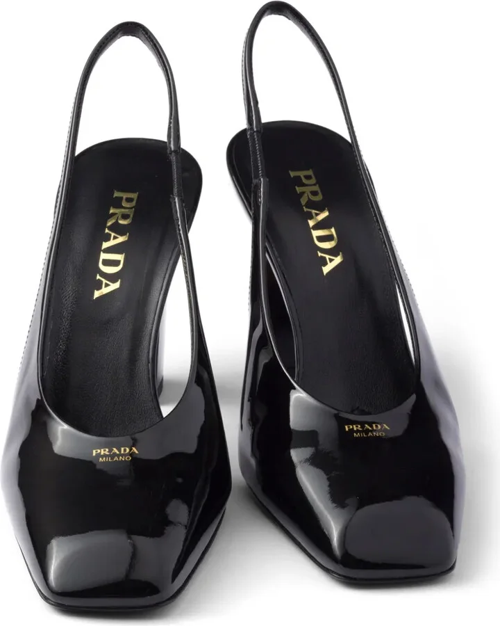 85mm Leather Slingback Pumps - Image 5