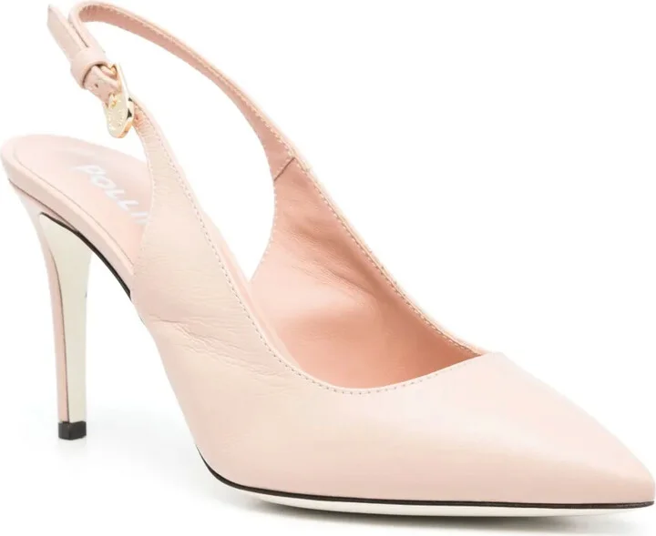 85mm Leather Slingback Pumps - Image 2