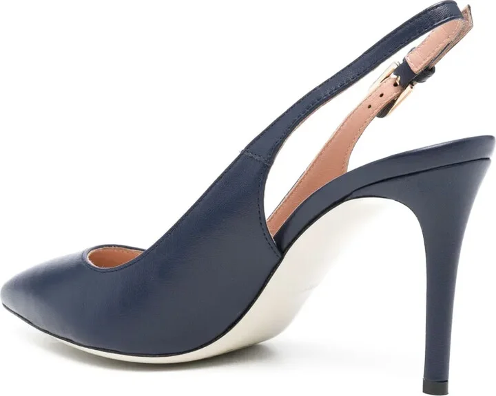85mm Leather Slingback Pumps - Image 3