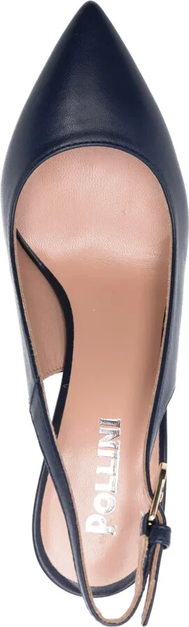 85mm Leather Slingback Pumps - Image 4