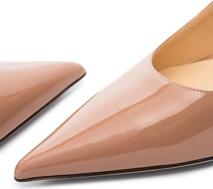 85mm Love patent leather pumps - Image 4