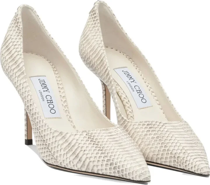 85mm Love snakeskin-effect pointed-toe pumps - Image 2