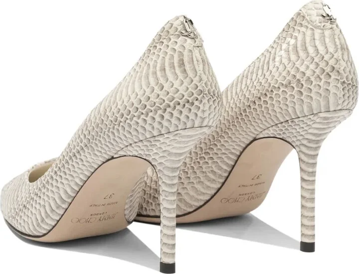 85mm Love snakeskin-effect pointed-toe pumps - Image 4