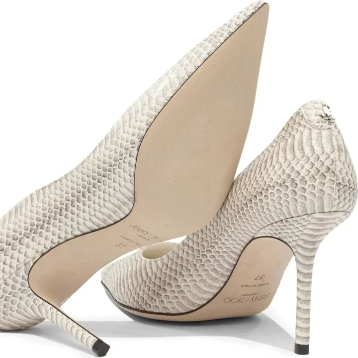 85mm Love snakeskin-effect pointed-toe pumps - Image 5