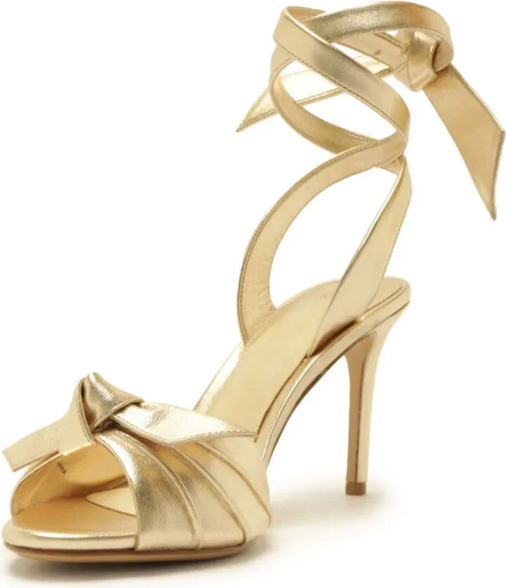 85mm New Clarita leather sandals - Image 3