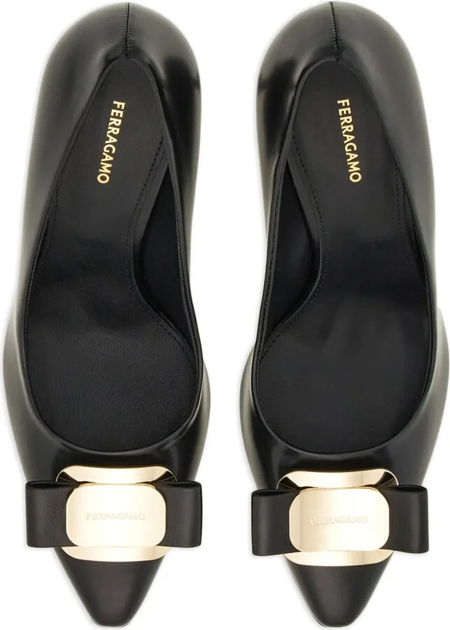 85mm New Vara leather pumps - Image 4