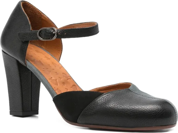 85mm Nica leather ankle-strap pumps - Image 2