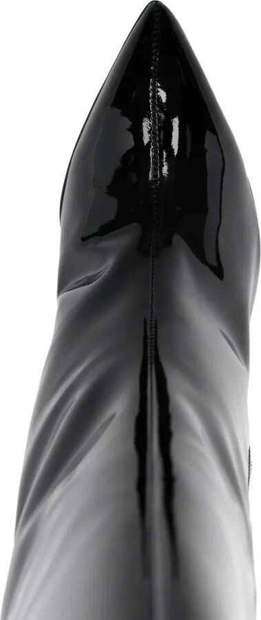 85mm Patent-Leather Boots - Image 4