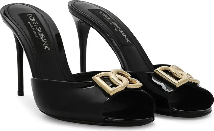 85mm Patent-Leather Mules - Image 2