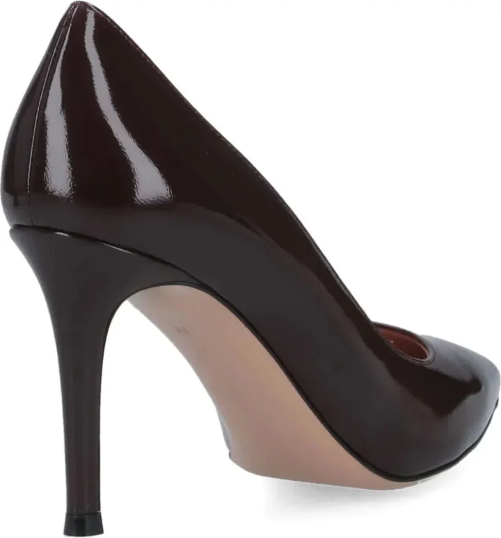 85mm Patent Leather Pointed-Toe Pumps - Image 3