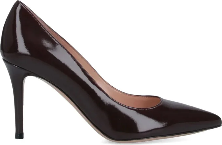85mm Patent Leather Pointed-Toe Pumps