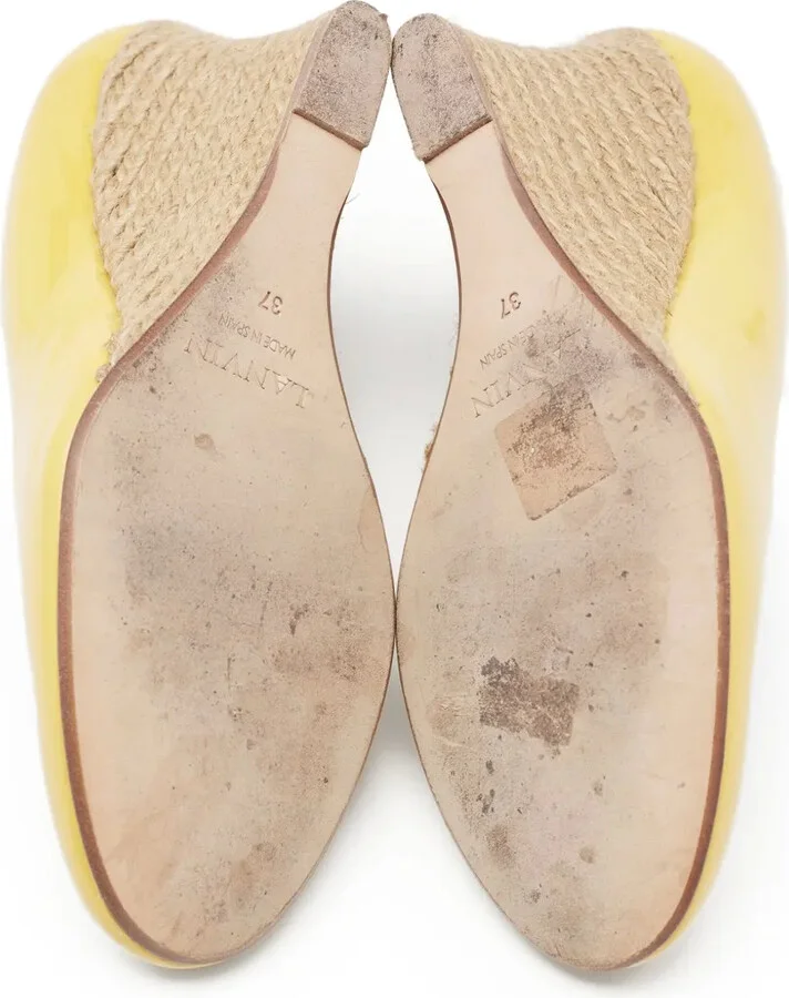 85mm Patent-Leather Wedge Espadrilles - Image 5