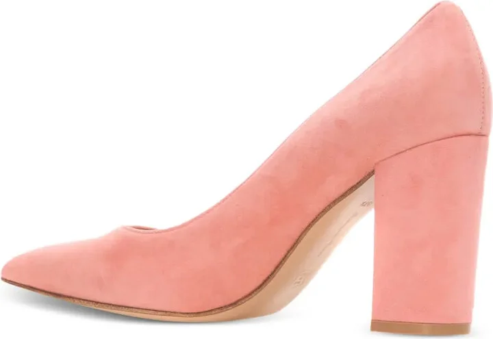 85mm Piper suede block-heel pumps - Image 2