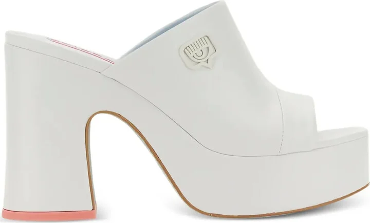 85mm Platform Eyelike-Embellished Pumps