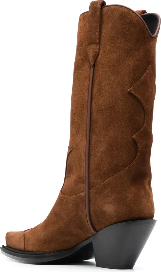 85mm Pointed-Toe Cowboy Boots - Image 3