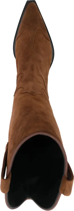 85mm Pointed-Toe Cowboy Boots - Image 4
