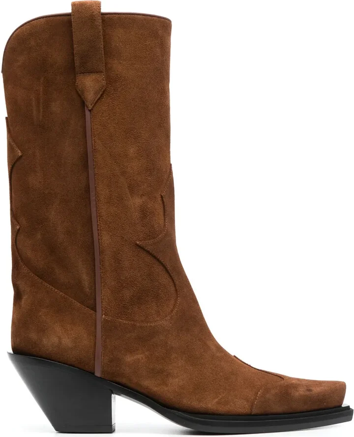 85mm Pointed-Toe Cowboy Boots