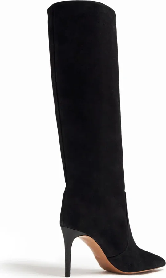 85mm Pointed-Toe Leather Boots - Image 3