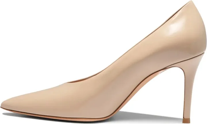 85mm Pointed-Toe Leather Pumps - Image 5