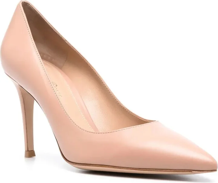 85mm Pointed-Toe Leather Pumps - Image 2