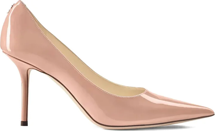 85mm Pointed-Toe Patent-Leather Pumps