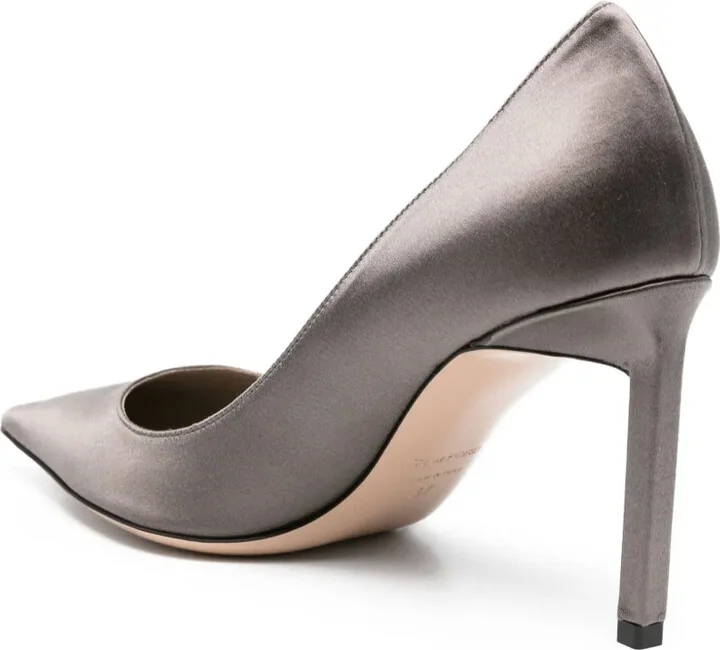 85mm Pointed-Toe Satin Pumps - Image 3