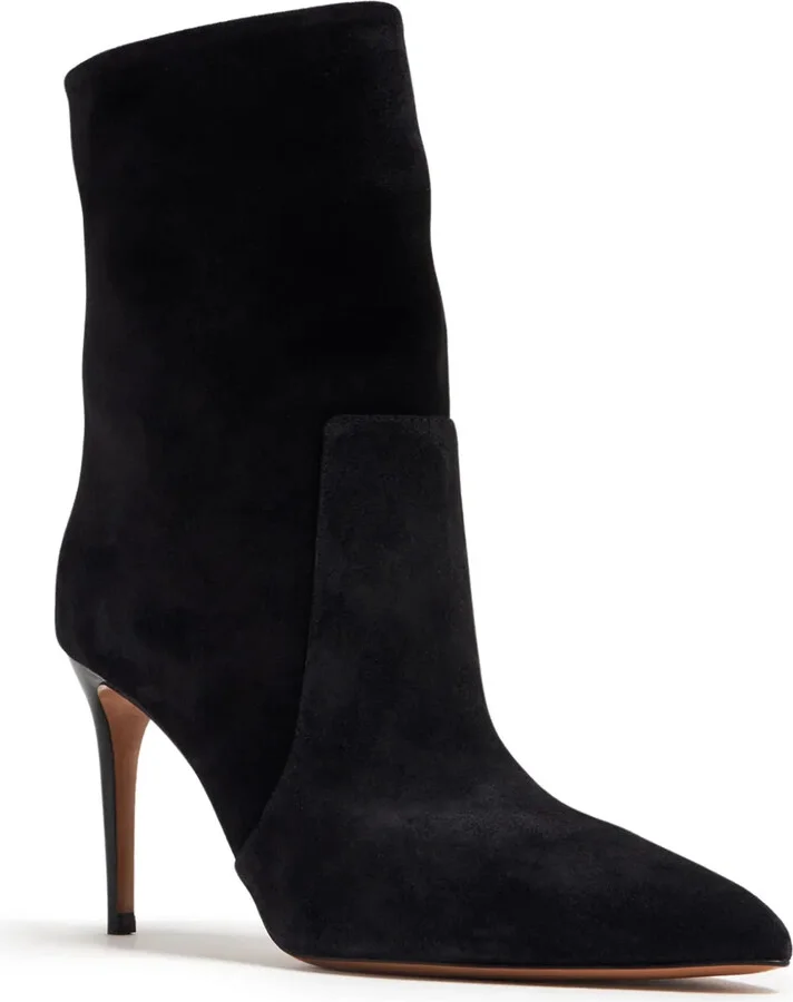 85mm Pointed-Toe Suede Boots - Image 2
