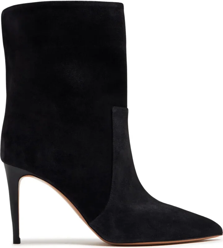 85mm Pointed-Toe Suede Boots