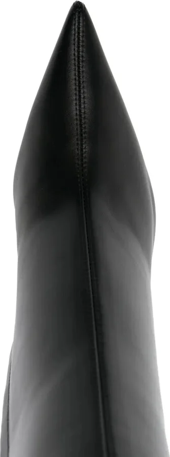 85mm Pointy-Toe Leather Boots - Image 4