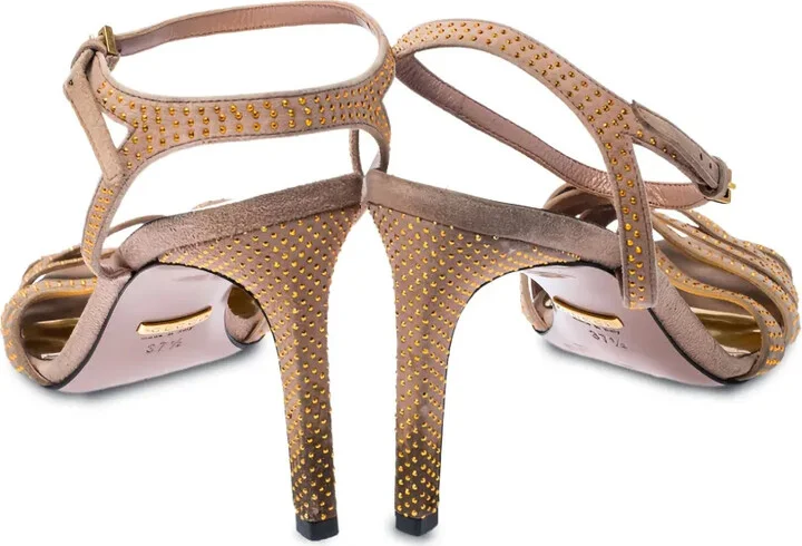 85mm Rhinestone-Embellised Sandals - Image 3