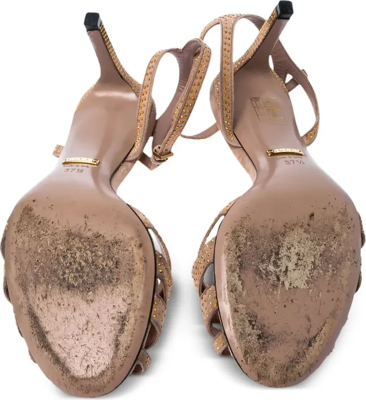85mm Rhinestone-Embellised Sandals - Image 4