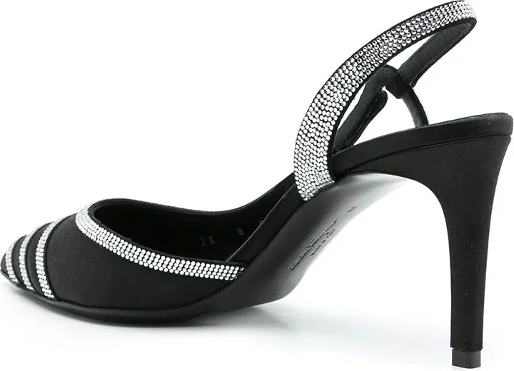 85mm Rhinestone Slingback Pumps - Image 3