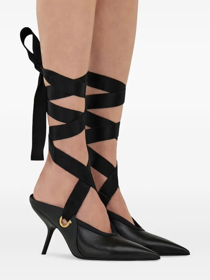 85mm Ribbon-Detail Pumps - Image 3