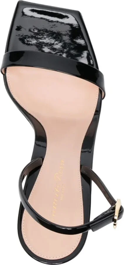 85mm Ribbon Stiletto leather sandals - Image 4