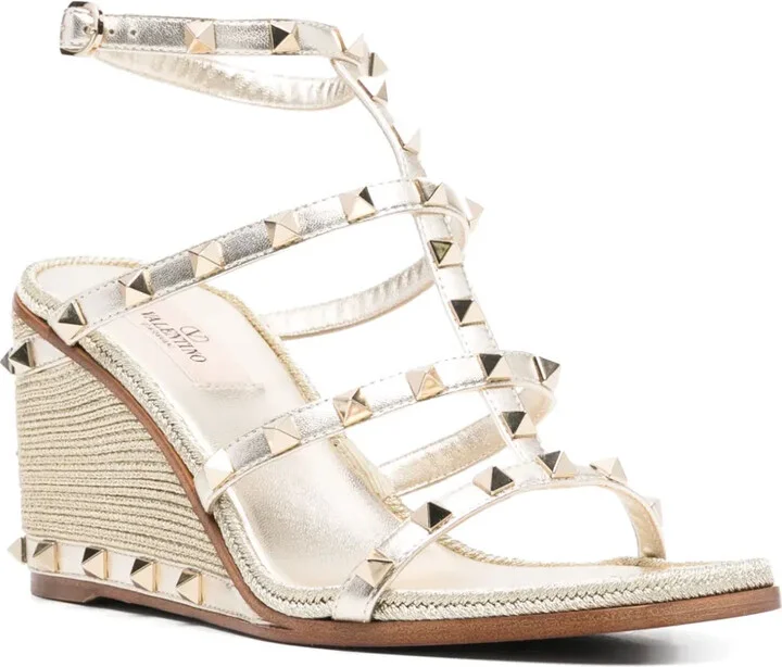 85mm Rockstud wedge sandals - Image 2