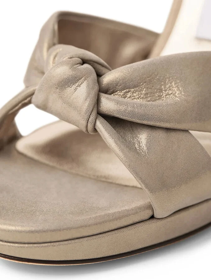 85mm Rosie knotted ankle-strap sandals - Image 3
