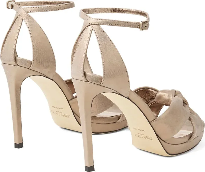 85mm Rosie knotted ankle-strap sandals - Image 5