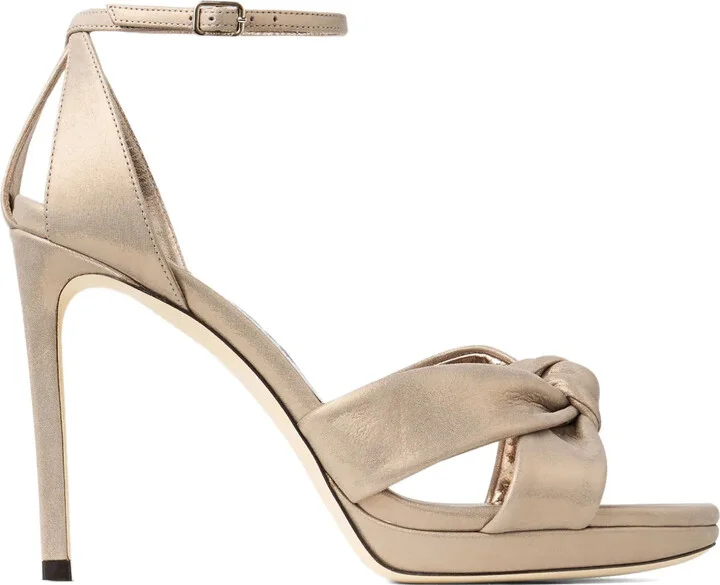 85mm Rosie knotted ankle-strap sandals